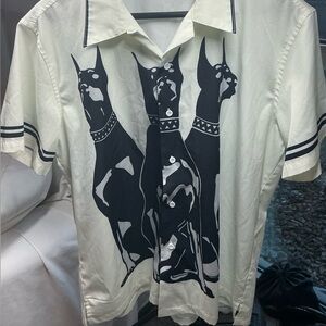 Zara Men’s Dog Button up Shirt